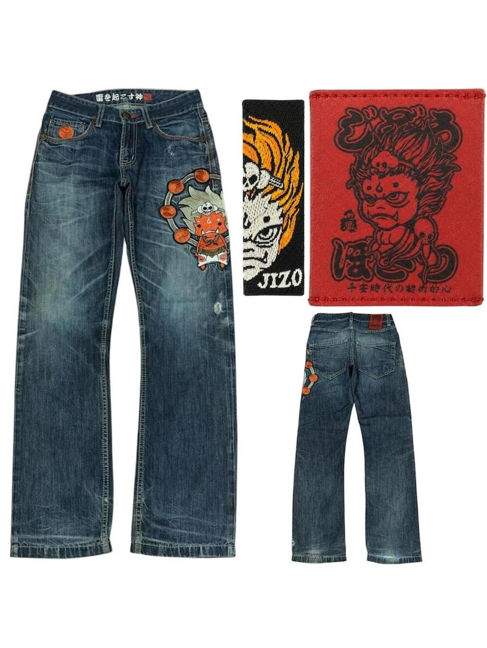 Y2K Vintage Ultra Rare Jizo denim jeans